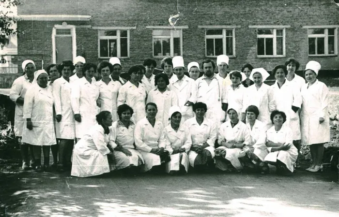 1982 год коллектив поликлиники